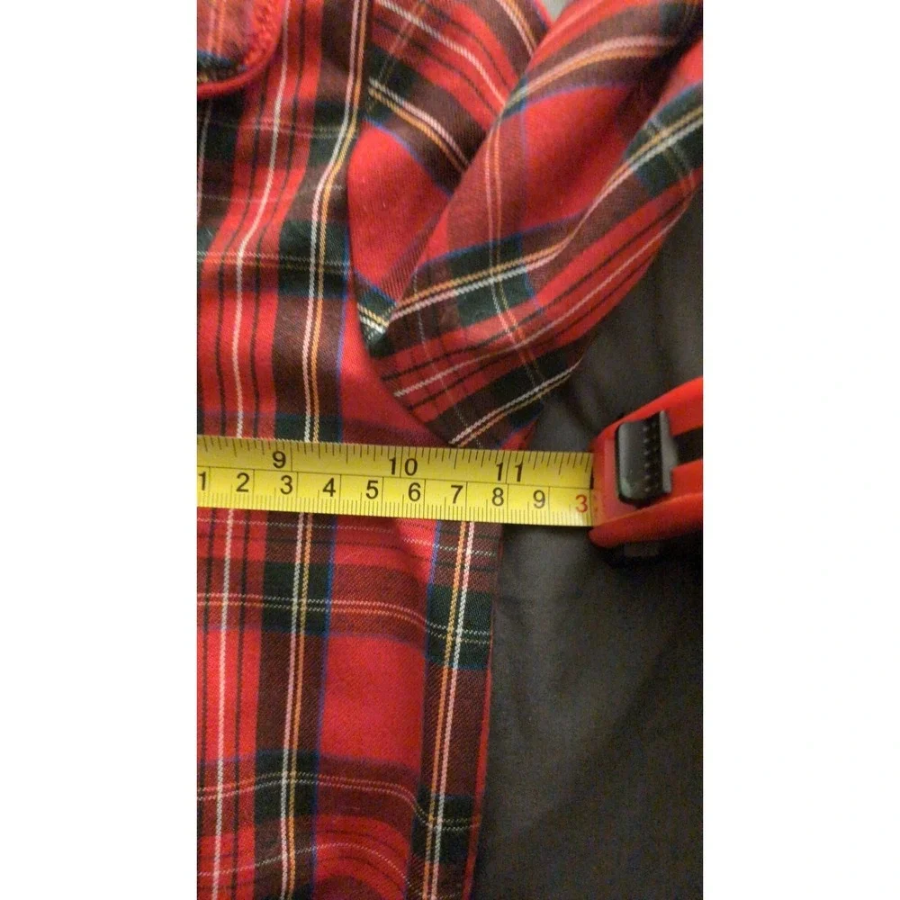 Edgehill Collection 24M Red Plaid Toddler Pajamas One Piece Christmas Holidays